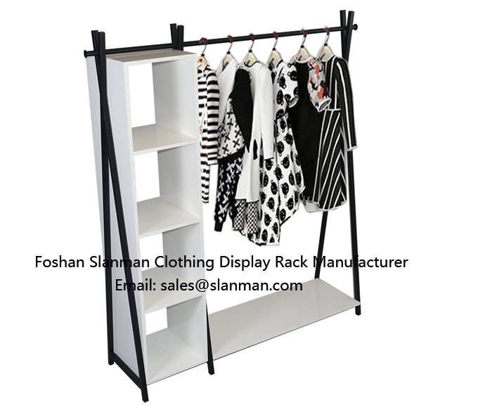 Retail Garment Hanging Display Shelf Stand for Children Clothes