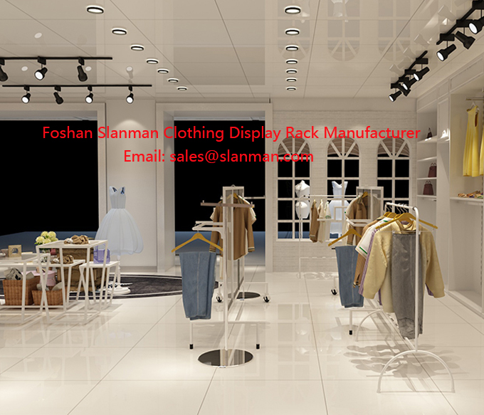 Clothing Store Display Decoration Metal Rack for Clothes Shop