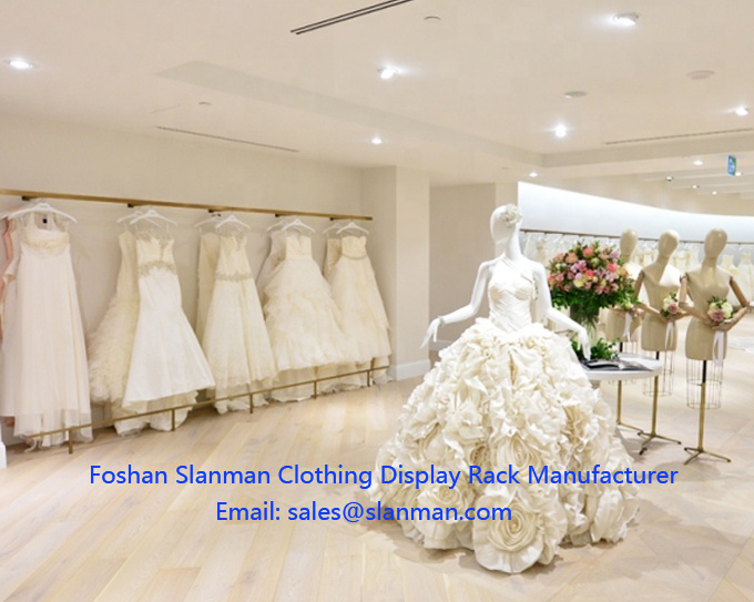 Foshan Manufacturer Creative Customize Display Stand For Wedding Dress