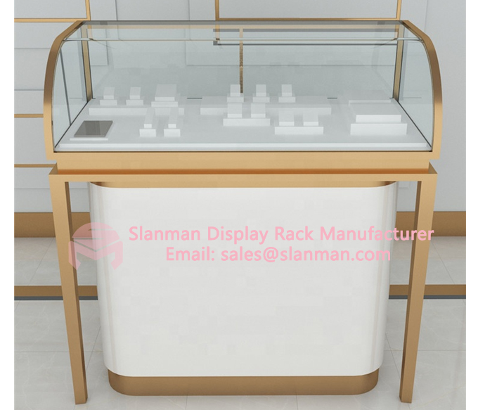 Luxury Modern jewelry Shop Display Counter Furniture For Watch Jewellery Store Decoration Display Cabinet Showcase Kiosk