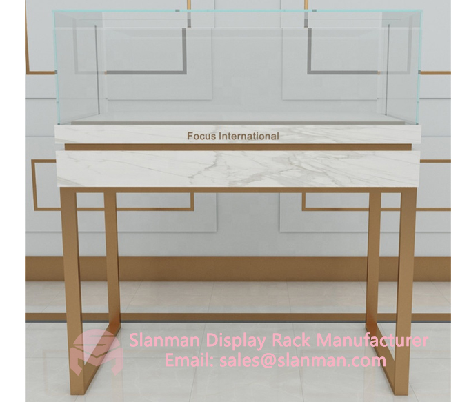 Luxury Modern jewelry Shop Display Counter Furniture For Watch Jewellery Store Decoration Display Cabinet Showcase Kiosk